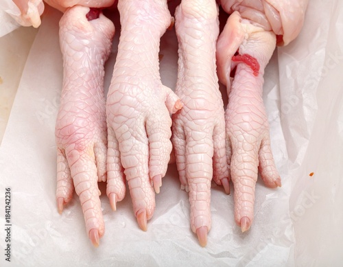 fresh chicken feet