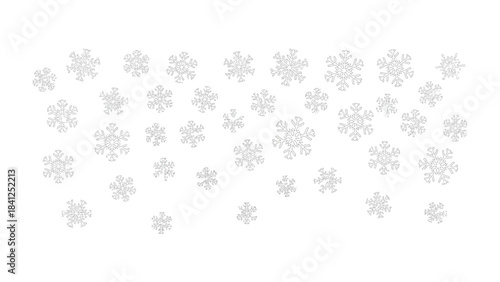 Snowflake's Winter Dance: A collection of intricately formed snowflakes gently drifts, evoking the magic and tranquility of a serene winter's day.