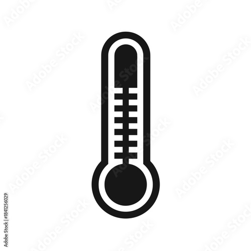 Thermometer icon representing temperature measurement, useful for concepts related to weather, health monitoring, or environmental science.