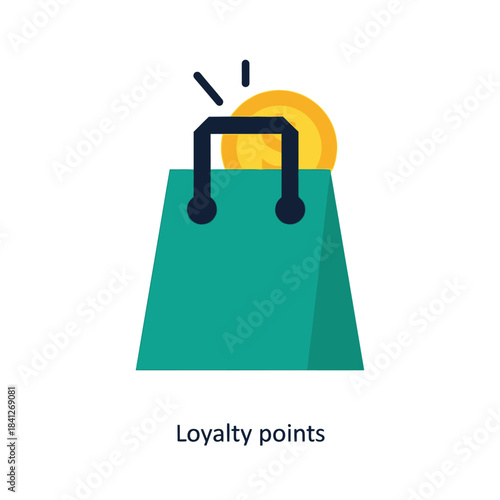 Earn rewards and savings with a customer loyalty program illustration