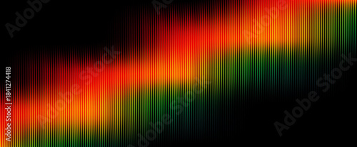 Bild auf Leinwand Soft blurred diagonal gradient background featuring vibrant Rasta colors in red, yellow, and green on deep black, perfect for black history month creative designs, posters, or digital art themes
