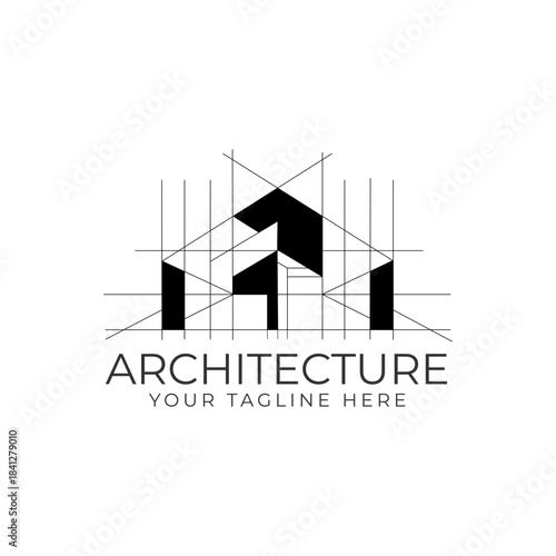 Architecture logo, Building Construction logo, builders and developer logo, finance logo, real estate 