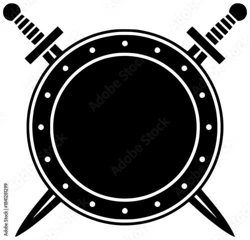 shield illustration security silhouette protection logo badge icon secure outline safe emblem defense set black guard check protect privacy shape with vector graphic background