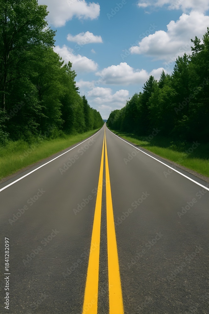 Obraz premium the road in the mountains