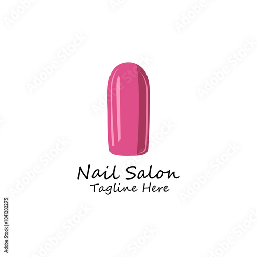 Nail Salon logo, Beauty salon logo, nail art vector, nail polish vector, nail studio