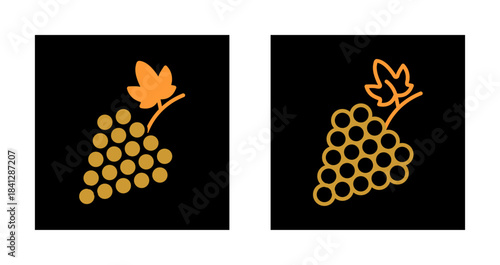 Grapes Icon Design