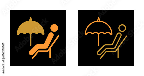 Relaxing Day Icon Design