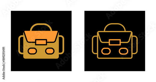Photography Bag Icon Design