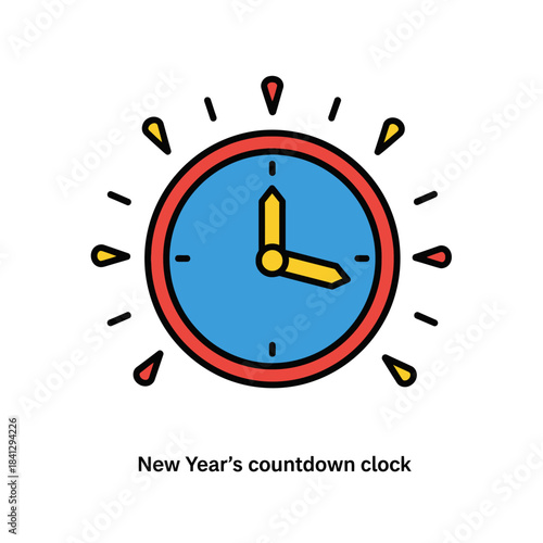 Stylized countdown clock illustrating the passage of time swiftly closing