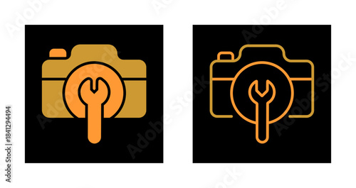 Camera Maintenance Icon Design