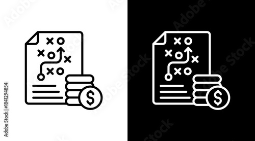 Wealth Management With Icon Set Design