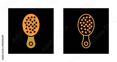 Baby Hairbrush Icon Design