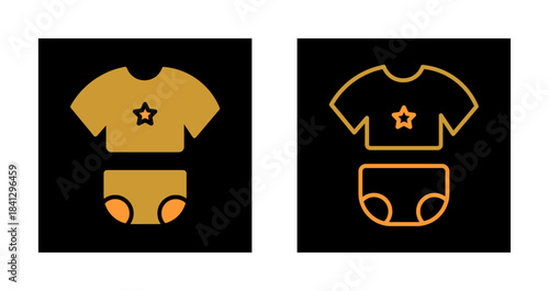 Baby Clothes Icon Design