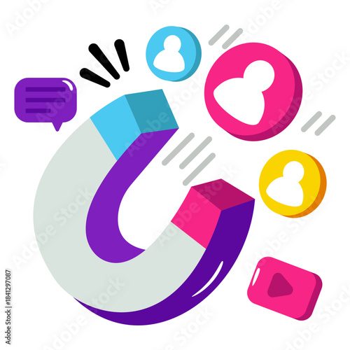 Perfect design icon of attract customers