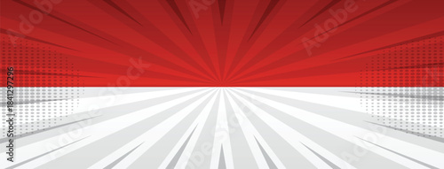 indonesia flag background concept for indonesia independence day illustration