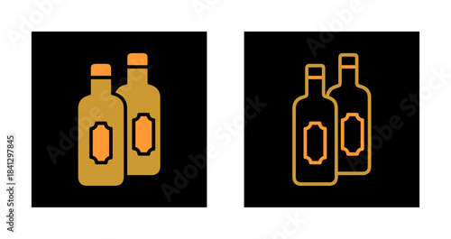 Wine Bar Icon Design