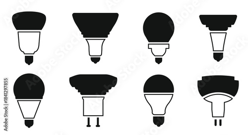  led light vector set