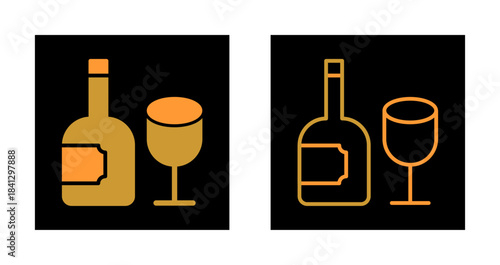 Wine Glass Icon Design