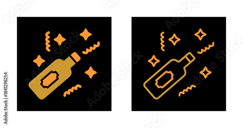 Wine Celebration Icon Design