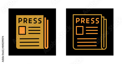 Press Release Icon Design