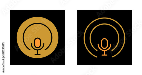 News Podcast Icon Design