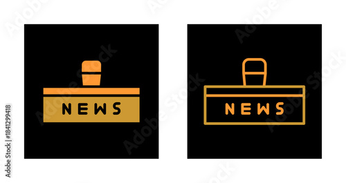 News Studio Icon Design