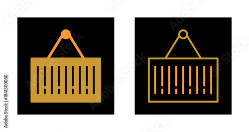 Barcode Sales Icon Design