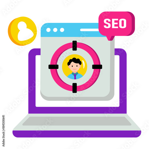 A premium design illustration of headhunting 