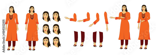 indian girl cartoon character set moral stories for the 