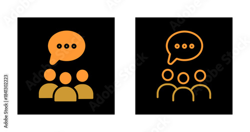 Group Chat Icon Design