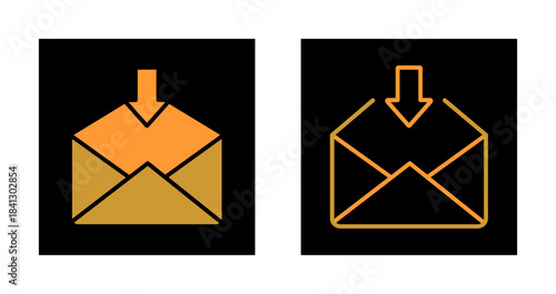 Receive Icon Icon Design