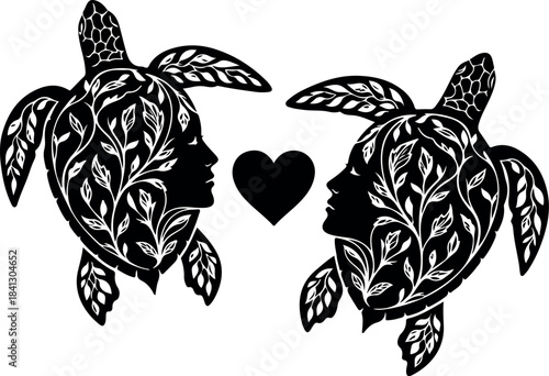 Abstract geometric composition with bold colors