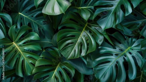 Video Close-up view of a group of green leaves