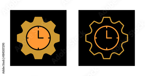 Time Allocation Icon Design
