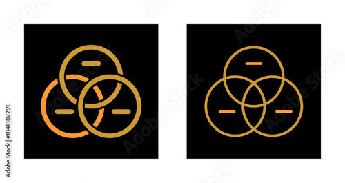 Venn Diagram Icon Design