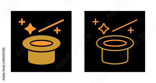 Magician's Hat Icon Design