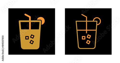 Party Drinks Icon Design
