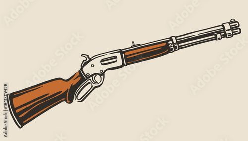 Lever-action rifle