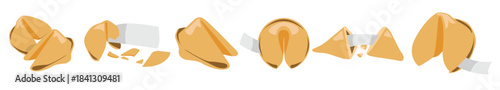 fortune cookie vectors 
