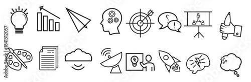 idea icon set 