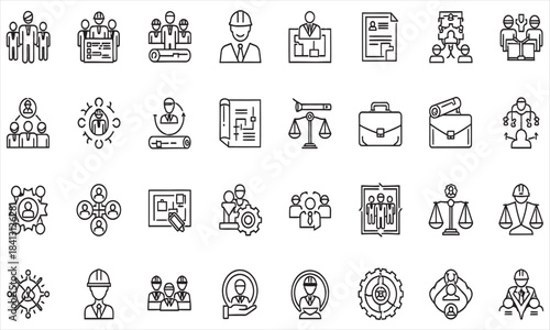 Business meeting teamwork collaboration with diverse professionals discussing strategy in office environment flat illustration 54.eps