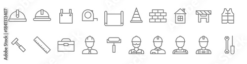 Set of Tradesman vector illustration