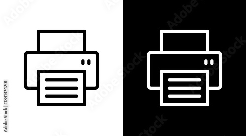 Print With Icon Set Design