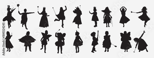 fairy girl silhouette
