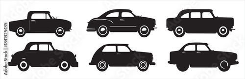  cars silhouette bundle