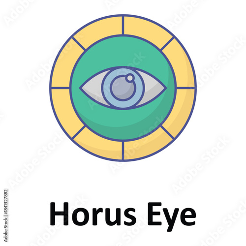 Horus Eye Vector icon which can easily modify or edit