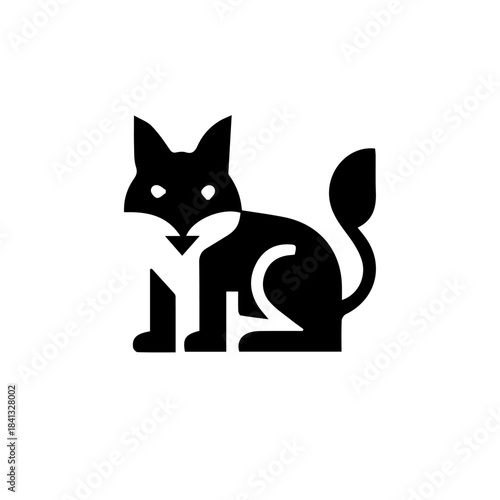 vector illustration of a fox