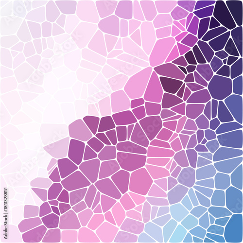 Stone plate paving pattern. Abstract geometric colorful shapes ornament vector texture. Color Pebbles. eps 10