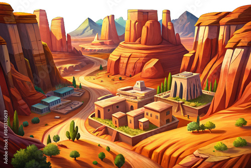 Canyon de Chelly blends towering red cliffs, ancient dwellings, and Navajo tradition, forming one of the most historically rich stone landscapes in the American Southwest