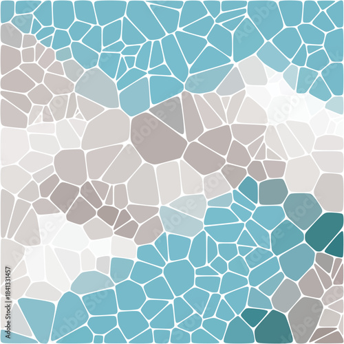 Blue Background from pebbles. Abstract vector template for presentation. eps 10